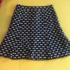 Kate Spade Bow Print Skirt size 12